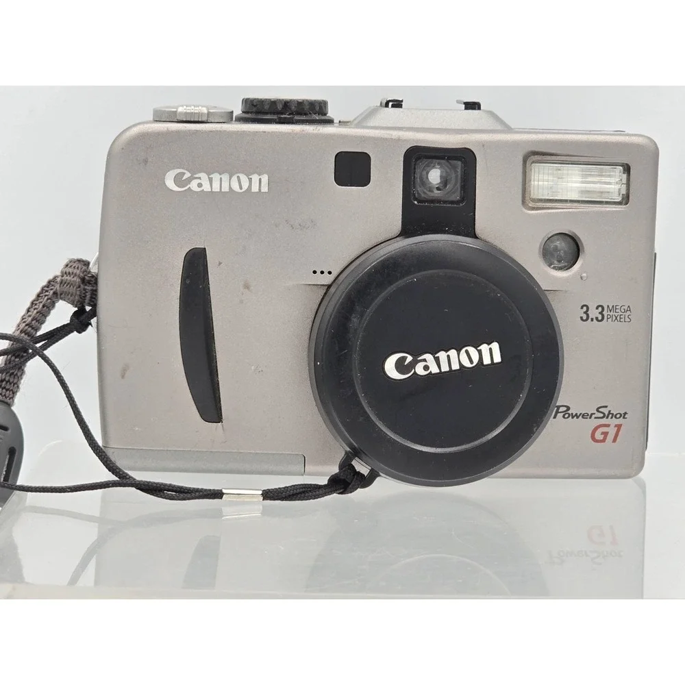 Canon PowerShot G1 3.3MP‎ Digital Camera w/3x Zoom & CF Card (UNTESTED) No Batt